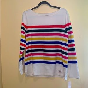 🌈NWT Multi-Colored Striped Talbots Long sleeve🌈